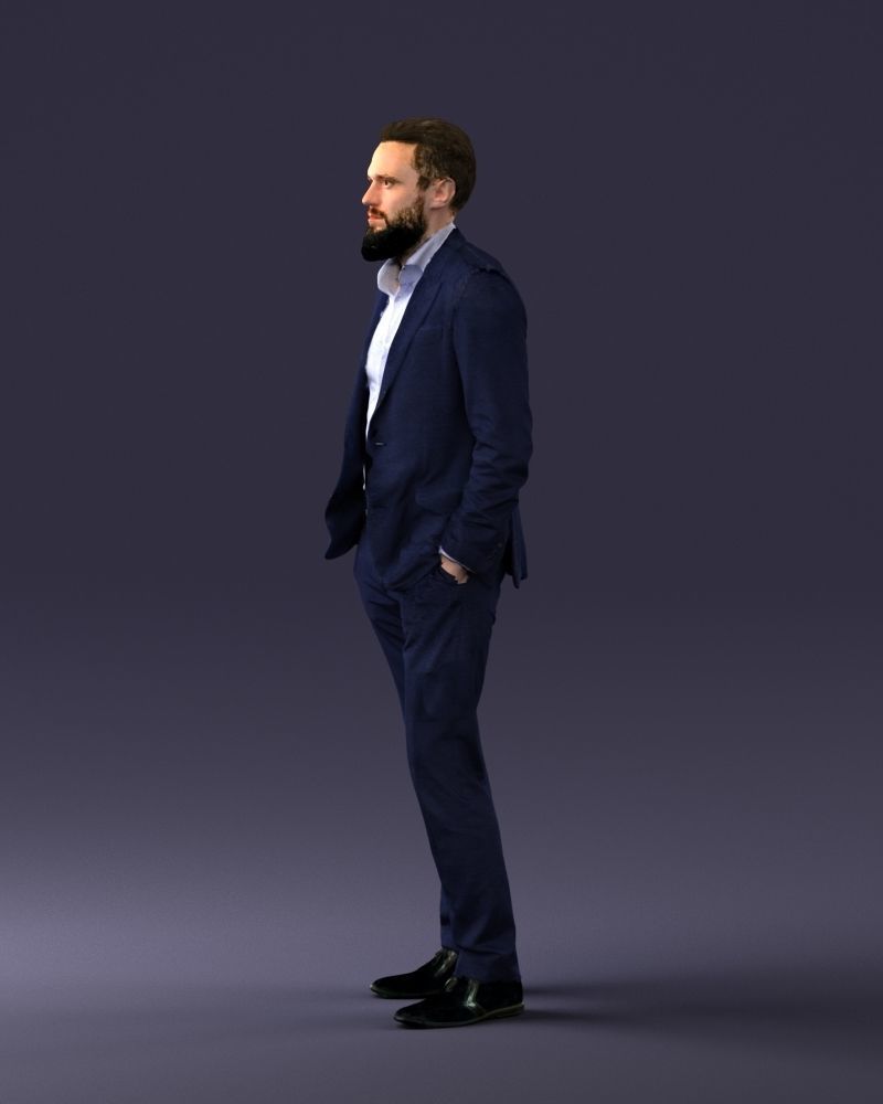 000014 Man in suit 0421-2 3D model_27