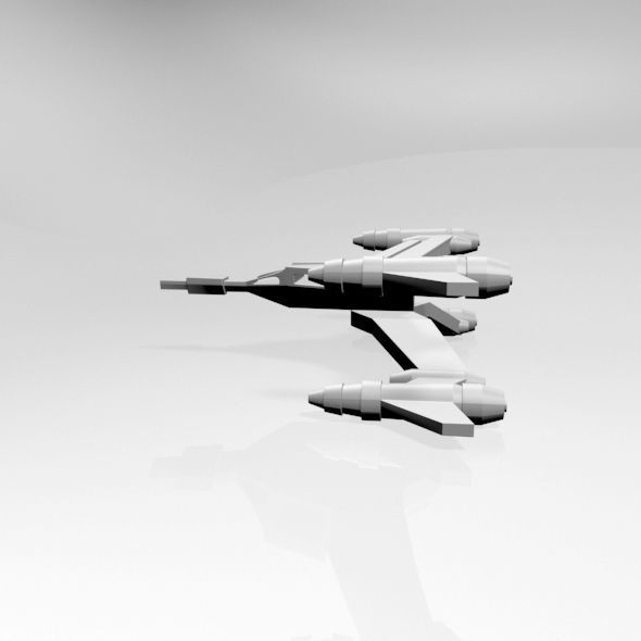 Space Fighter 02 3D model_17