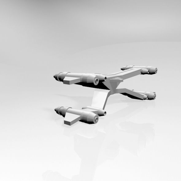 Space Fighter 02 3D model_16