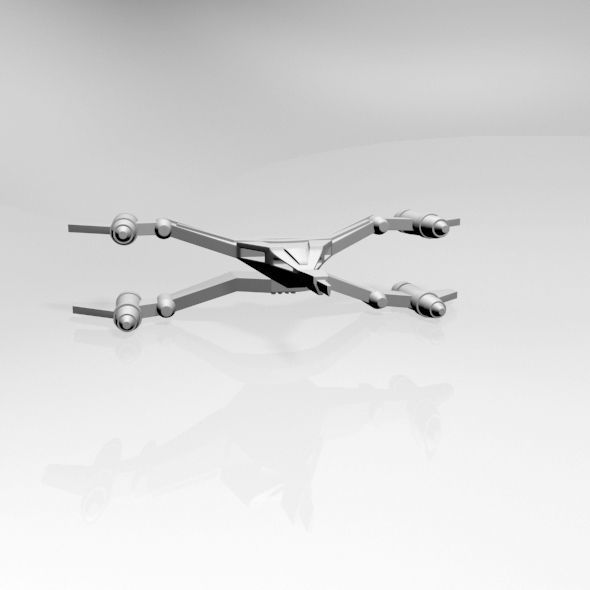 Space Fighter 02 3D model_9