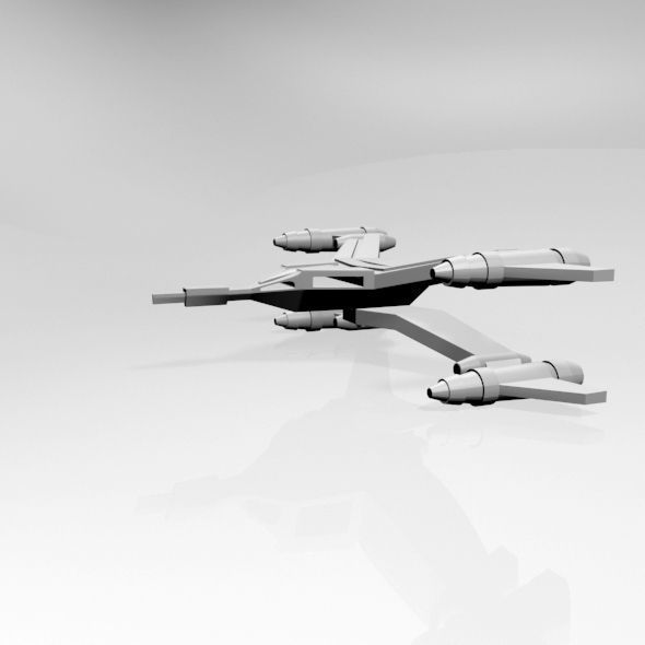 Space Fighter 02 3D model_18