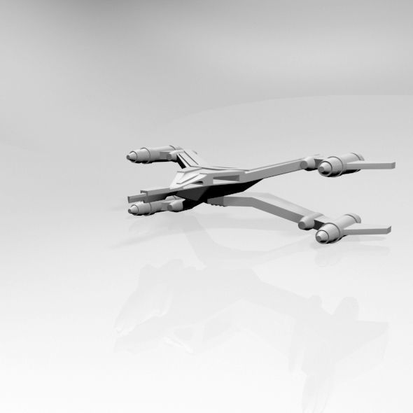 Space Fighter 02 3D model_19