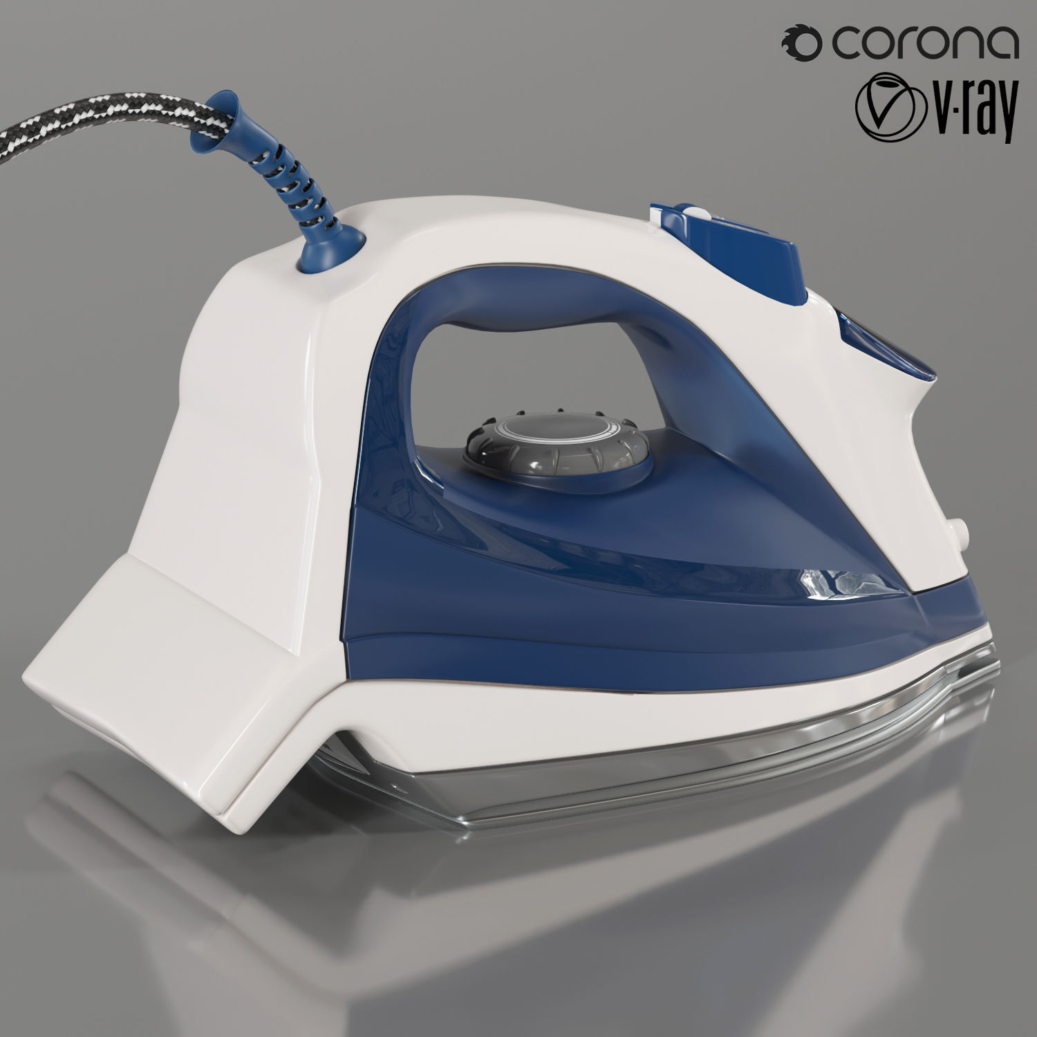Maytag Speed Heat Steam Iron 3D model CGTrader
