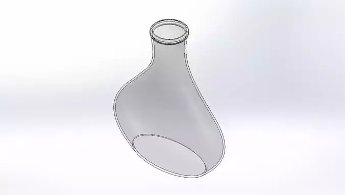 Bottle plastic spoon with hole in middle
