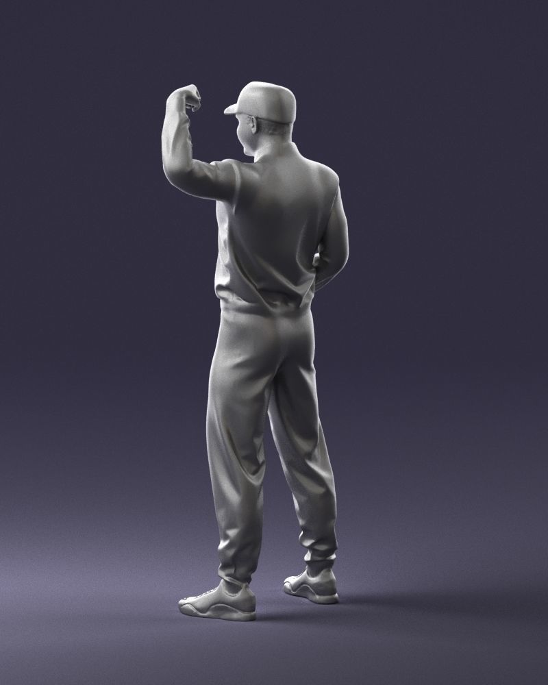 000179 Race Car Driver Champion 0906 3D model_22