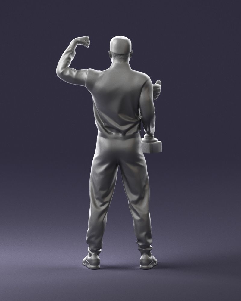 000179 Race Car Driver Champion 0906 3D model_19