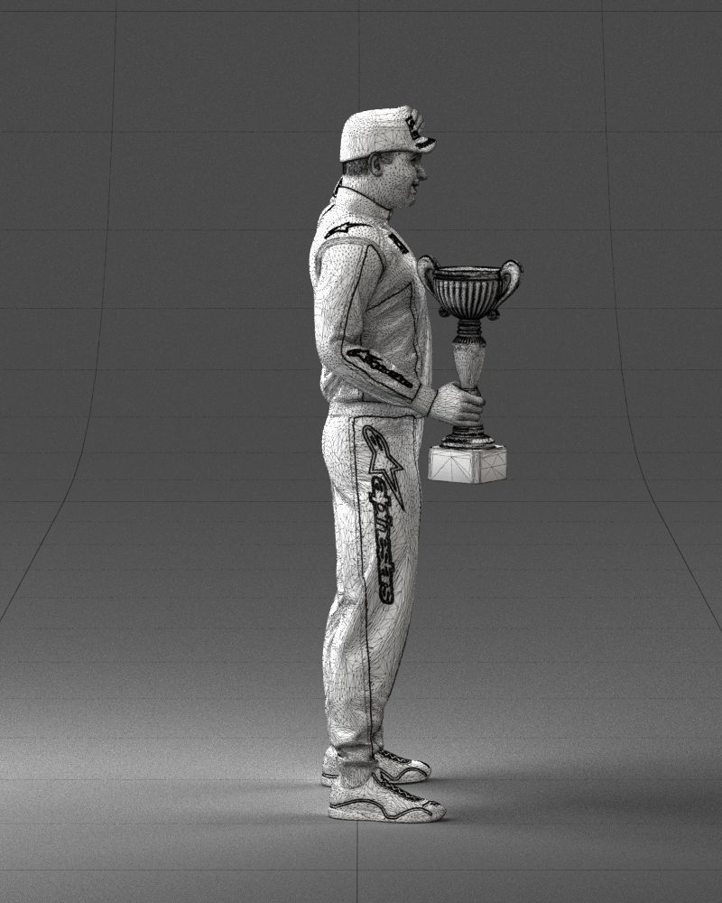000179 Race Car Driver Champion 0906 3D model_14
