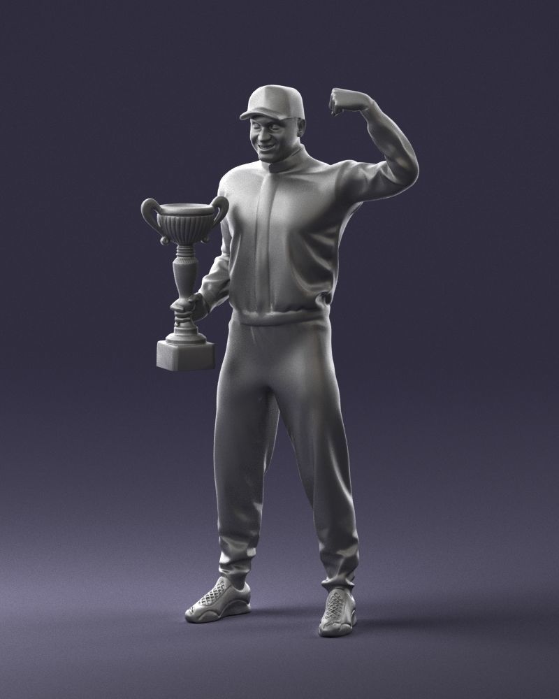 000179 Race Car Driver Champion 0906 3D model_31