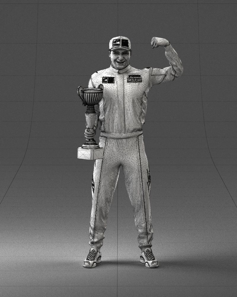000179 Race Car Driver Champion 0906 3D model_37