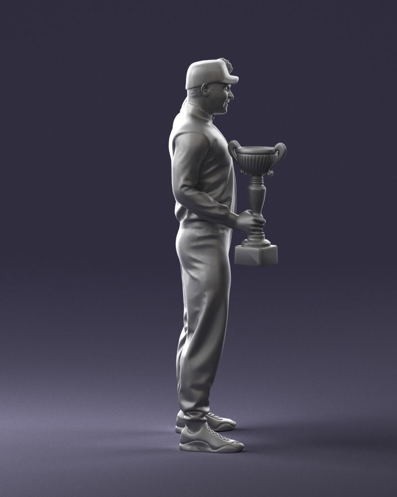 000179 Race Car Driver Champion 0906 3D model_13