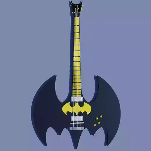 Batman Guitar 3D model