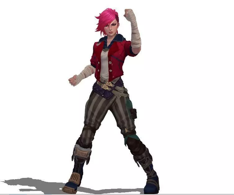 Arcane League of Legends Violet 3D print model