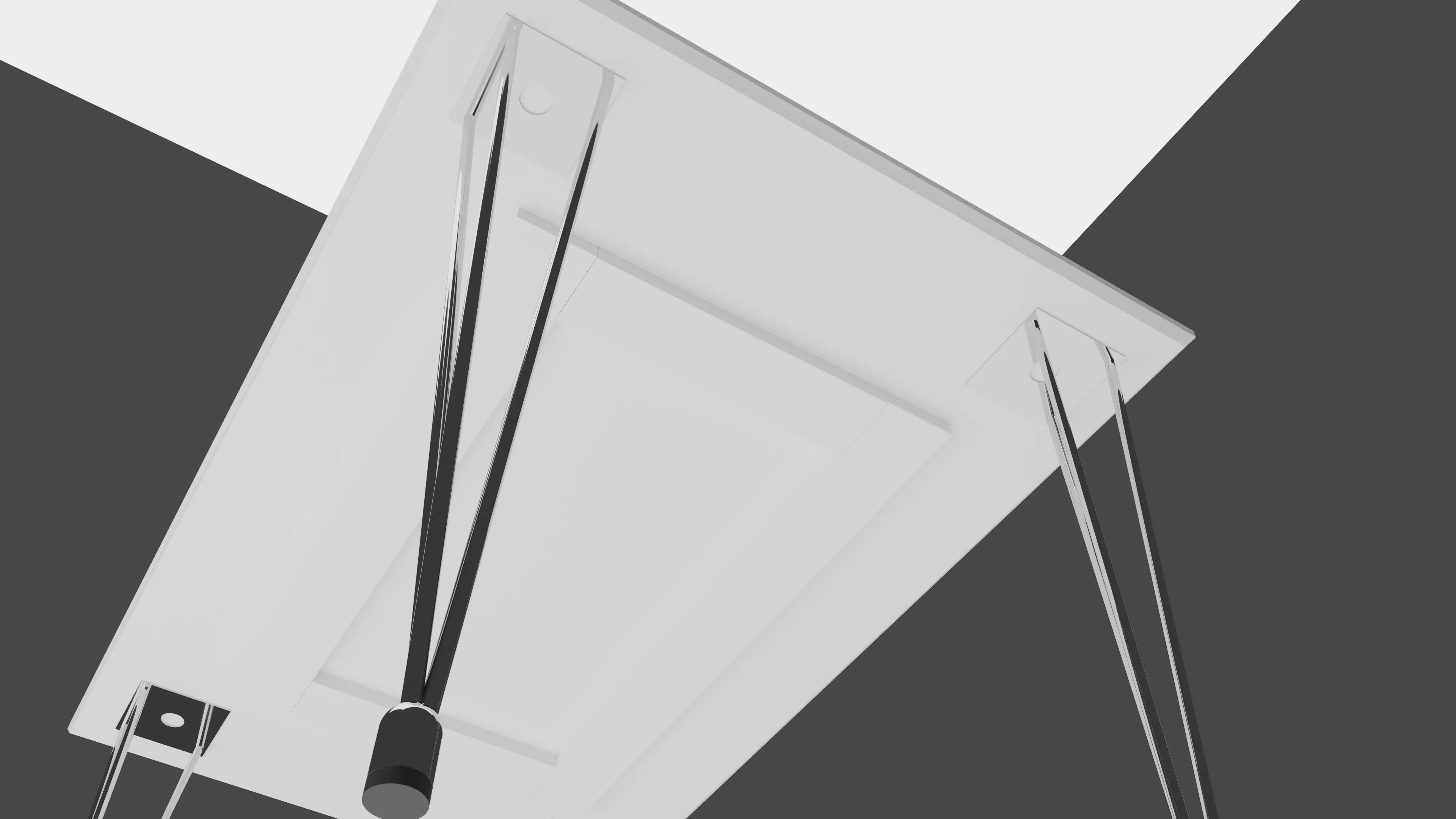 Slim Table model id 3457125 Low-poly 3D model_0