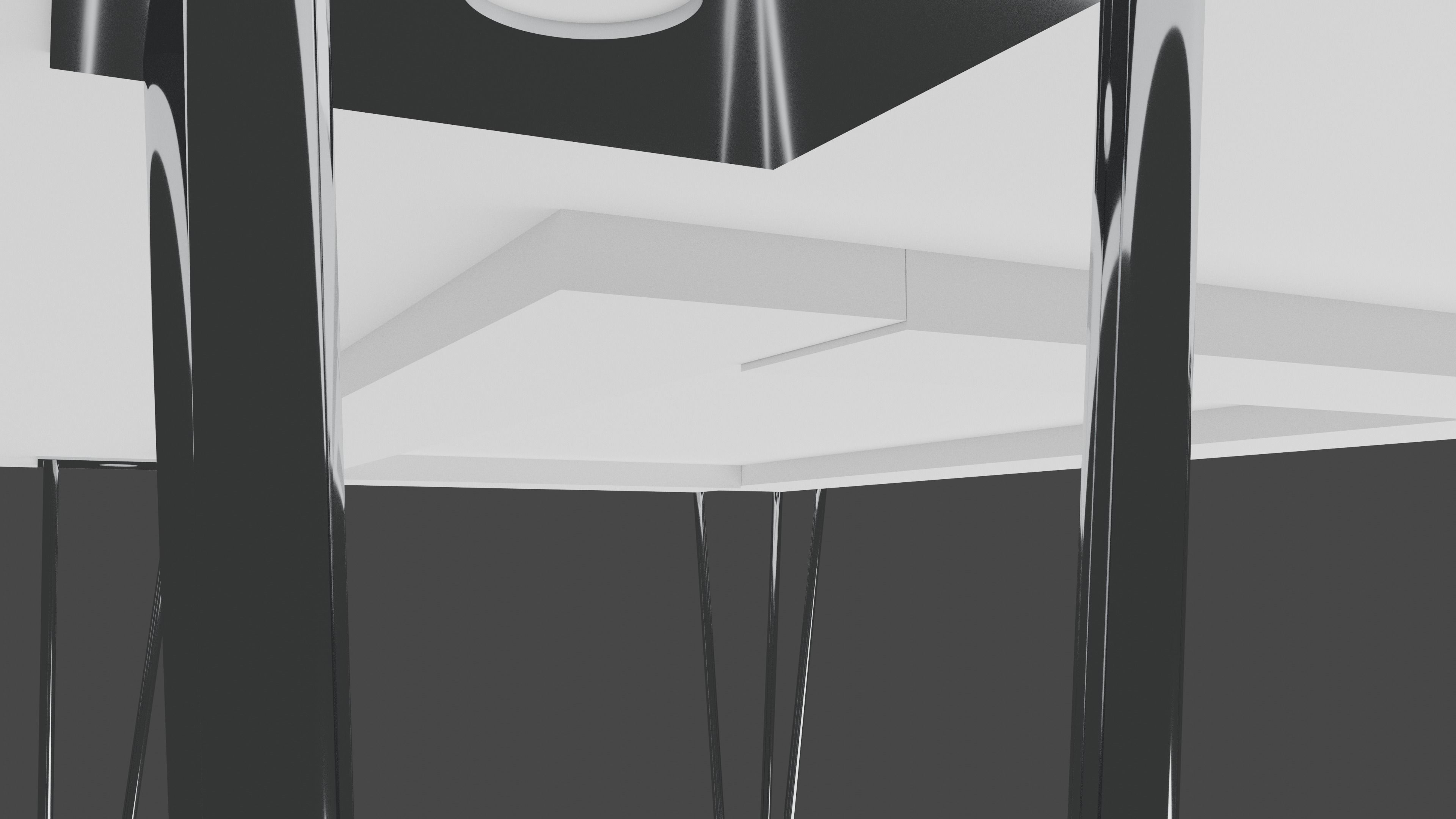 Slim Table model id 3457125 Low-poly 3D model_11