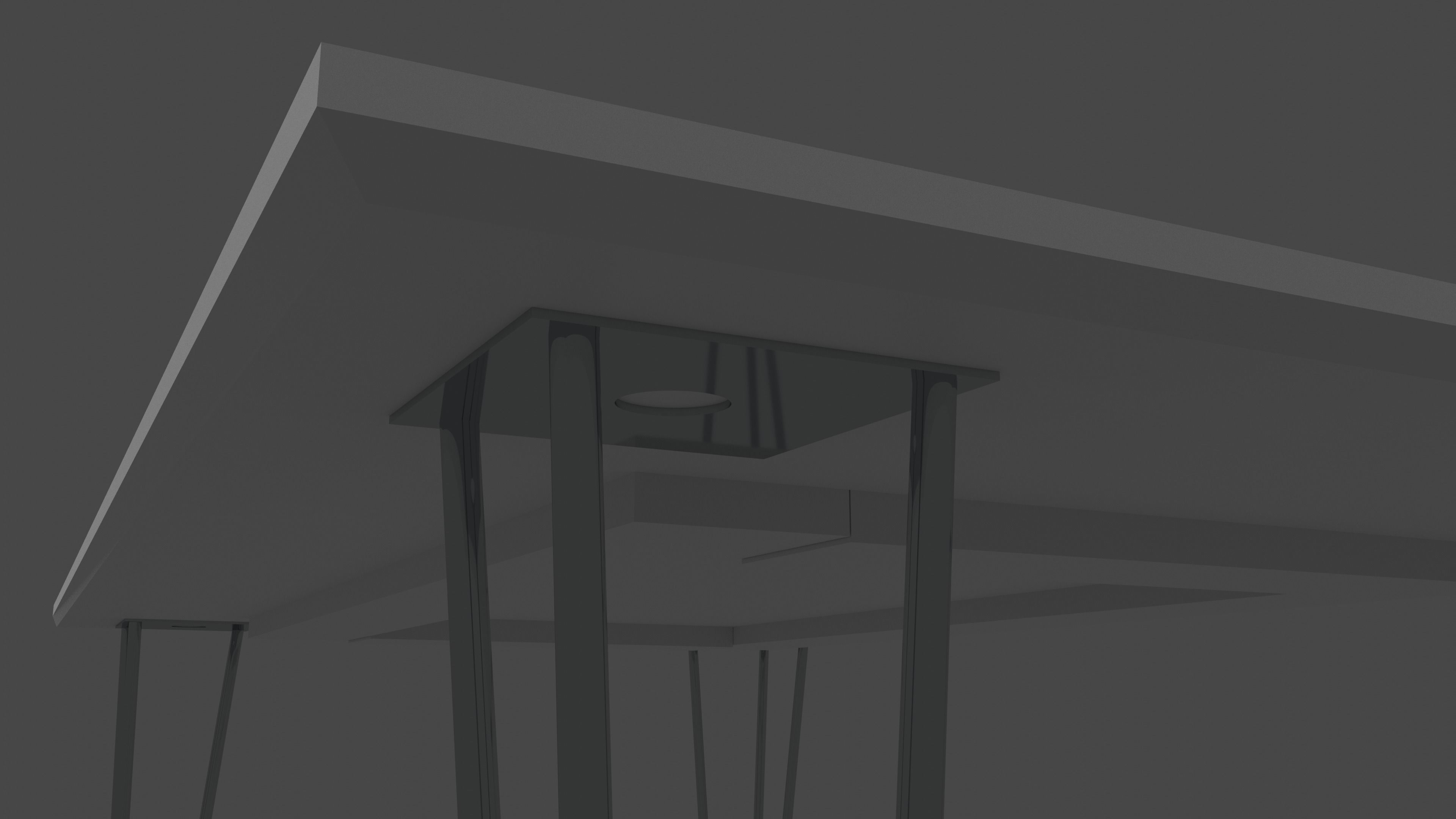 Slim Table model id 3457125 Low-poly 3D model_9