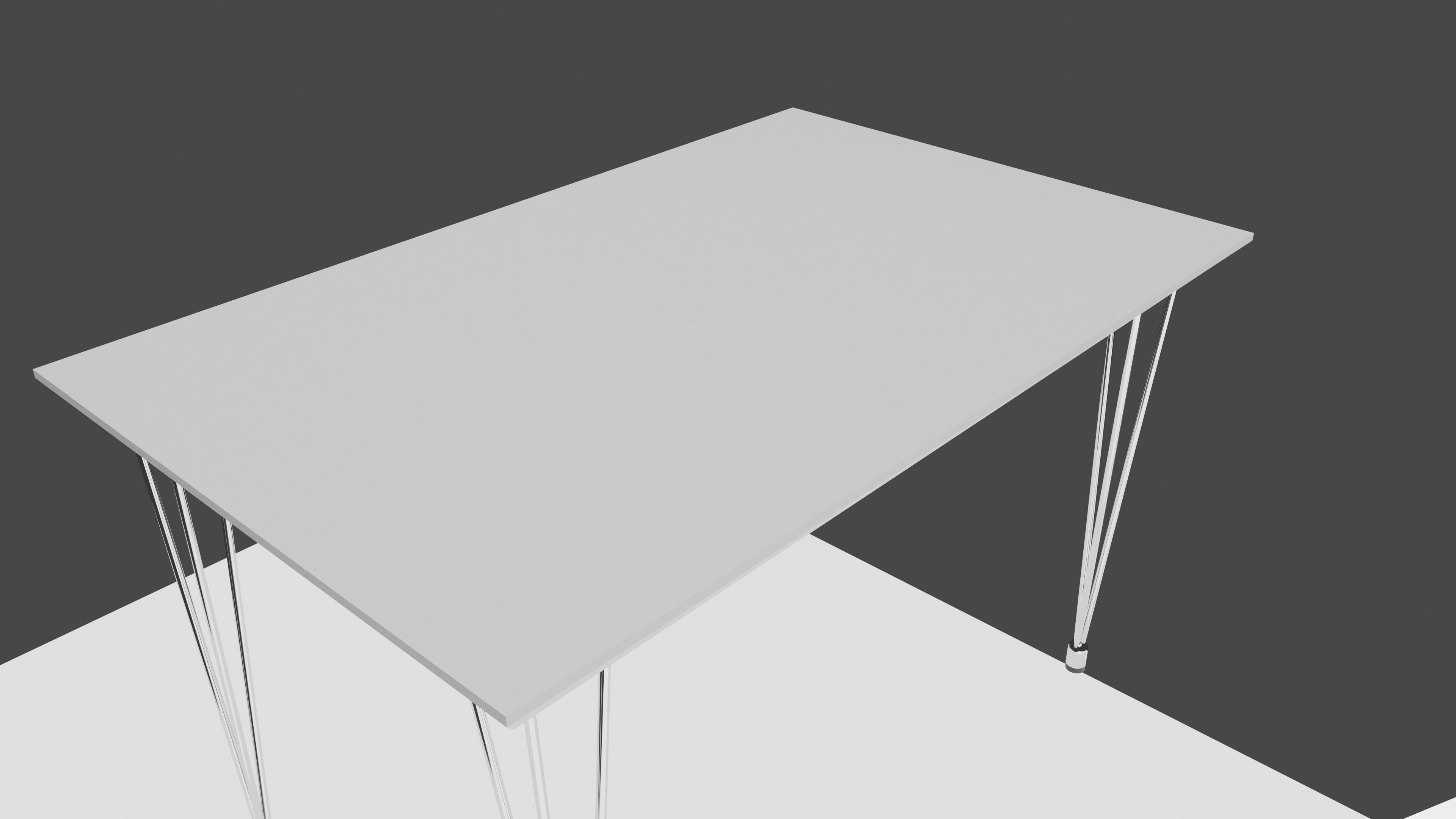 Slim Table model id 3457125 Low-poly 3D model_3