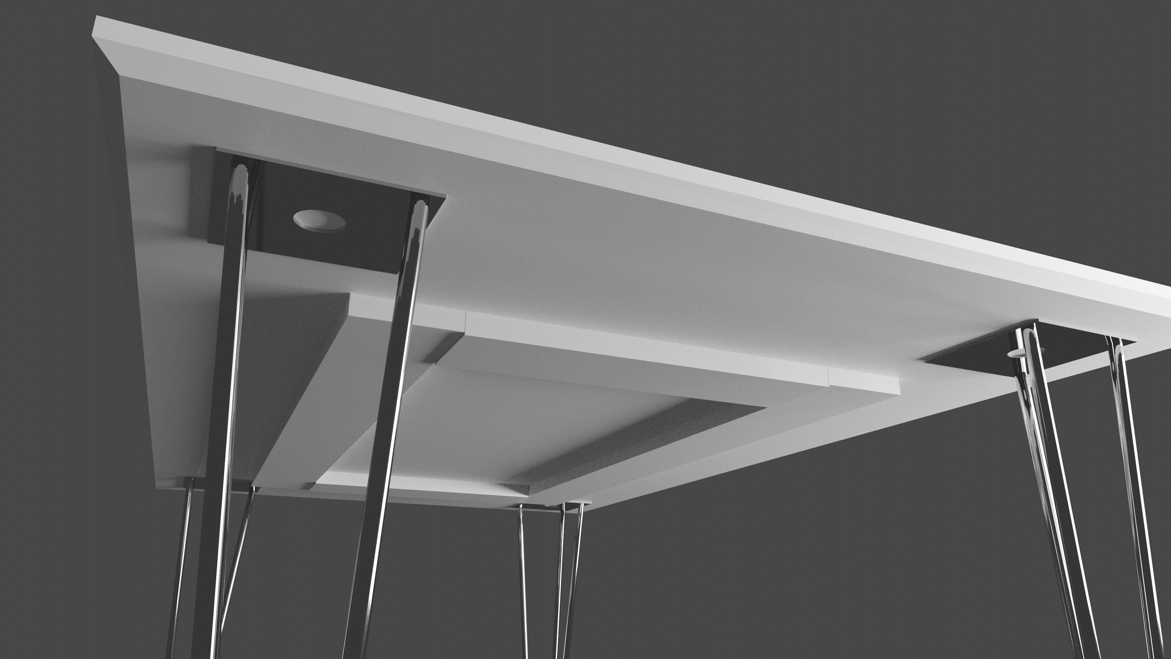 Slim Table model id 3457125 Low-poly 3D model_6