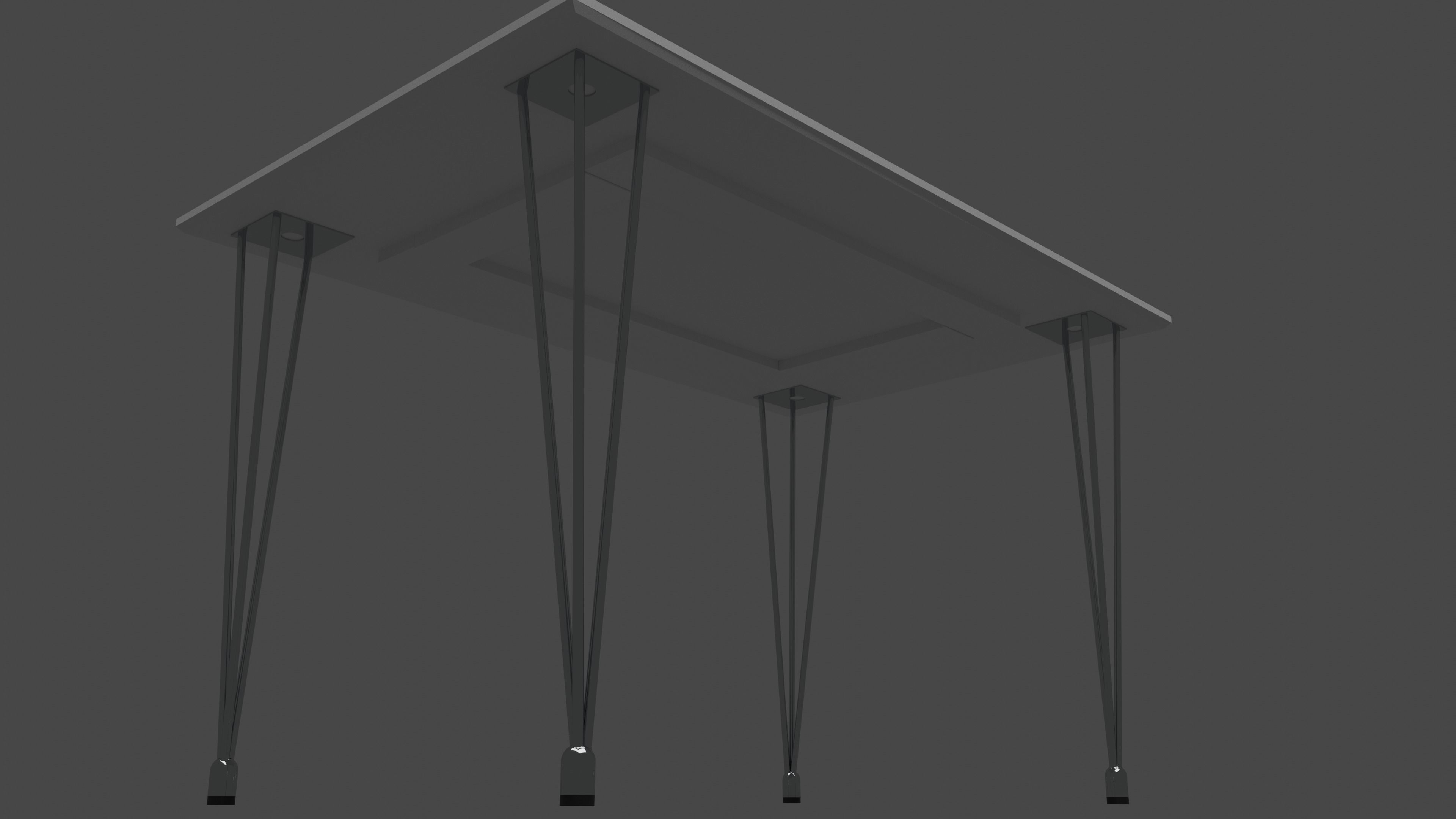 Slim Table model id 3457125 Low-poly 3D model_8