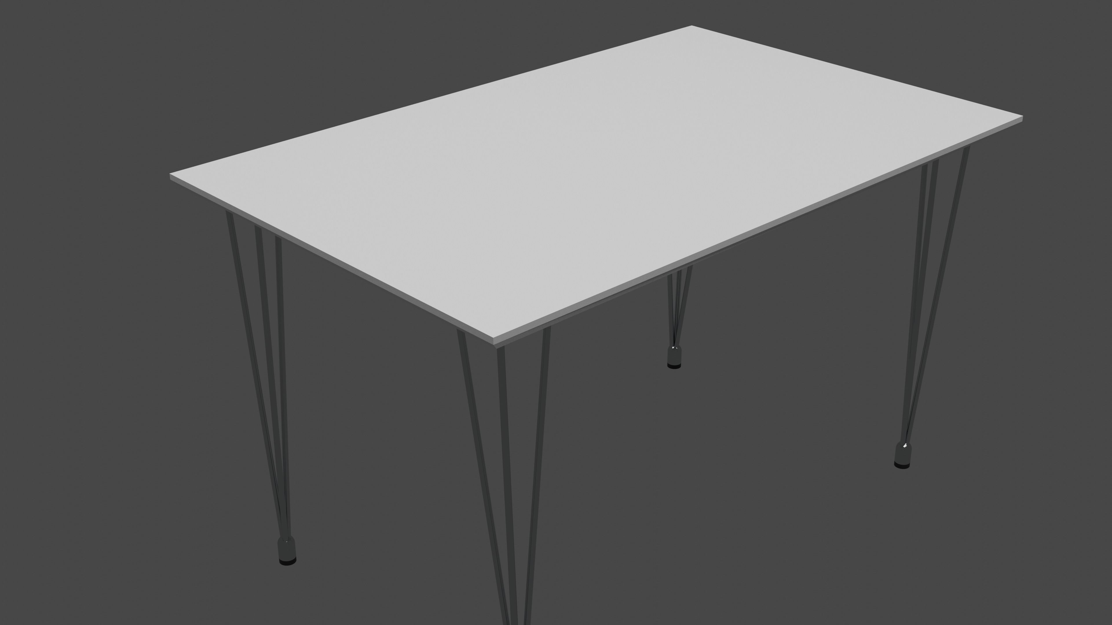 Slim Table model id 3457125 Low-poly 3D model_10