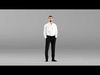 000241 Man in White Shirt and Formal Trousers 0116 3D model_1