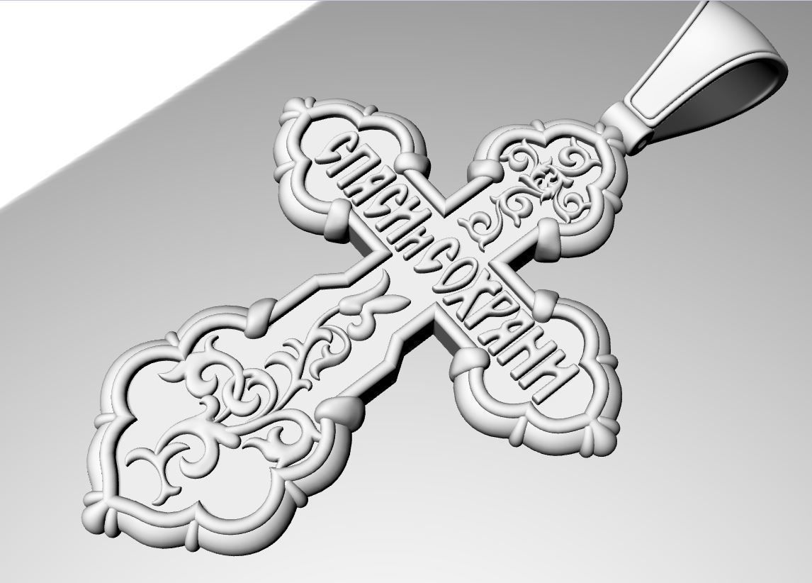 Cross 21 3D print model_2