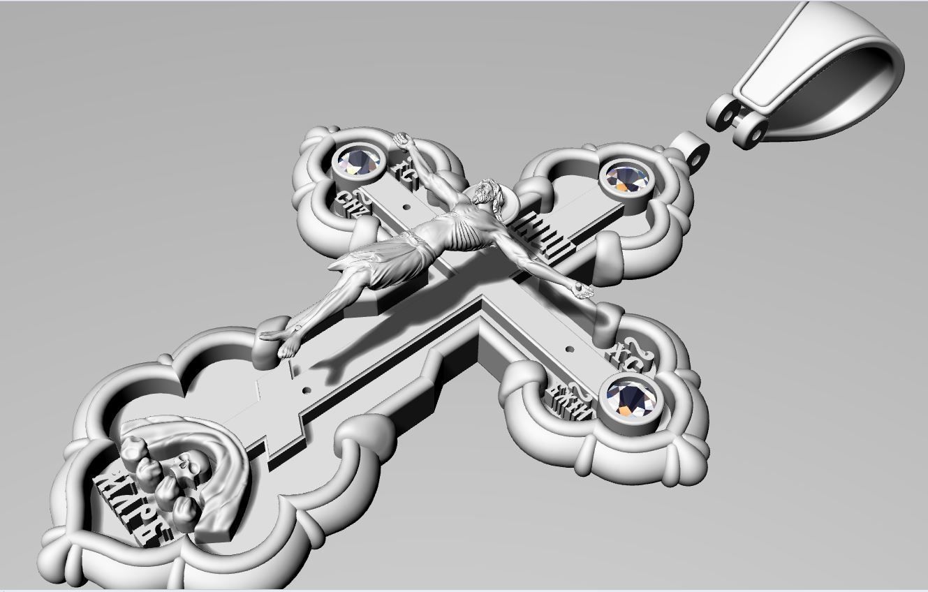 Cross 21 3D print model_3