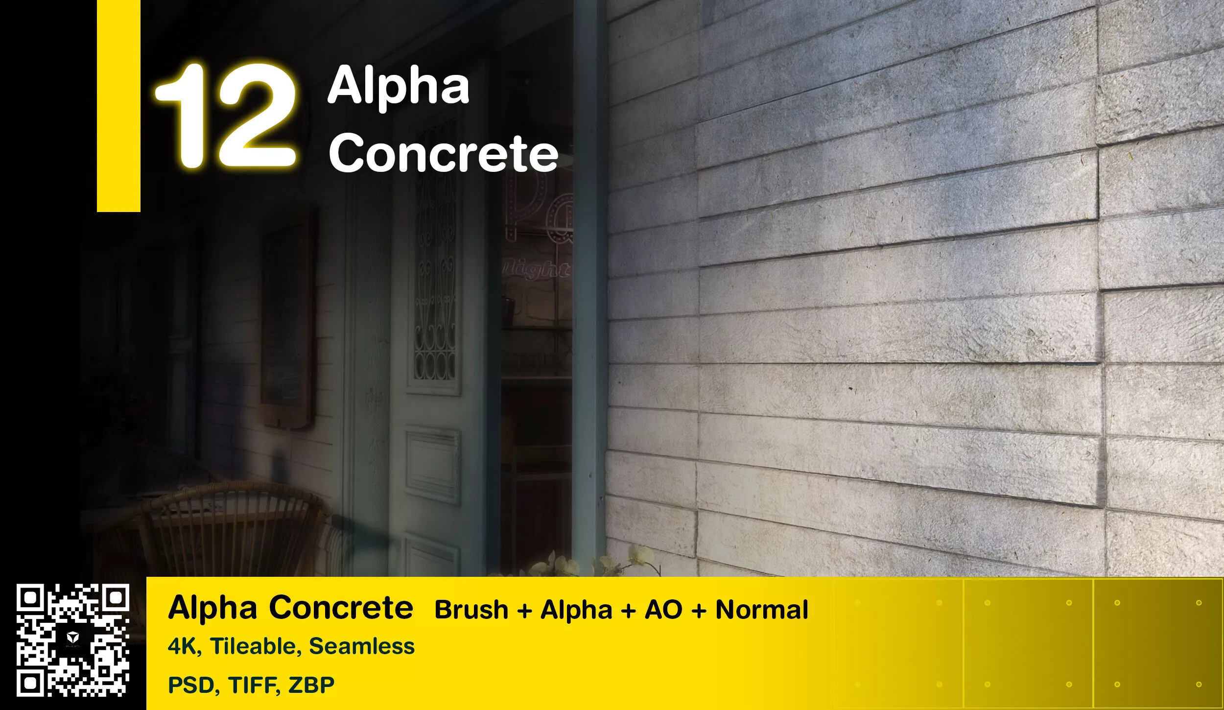 12 Alpha concrete Texture | CGTrader