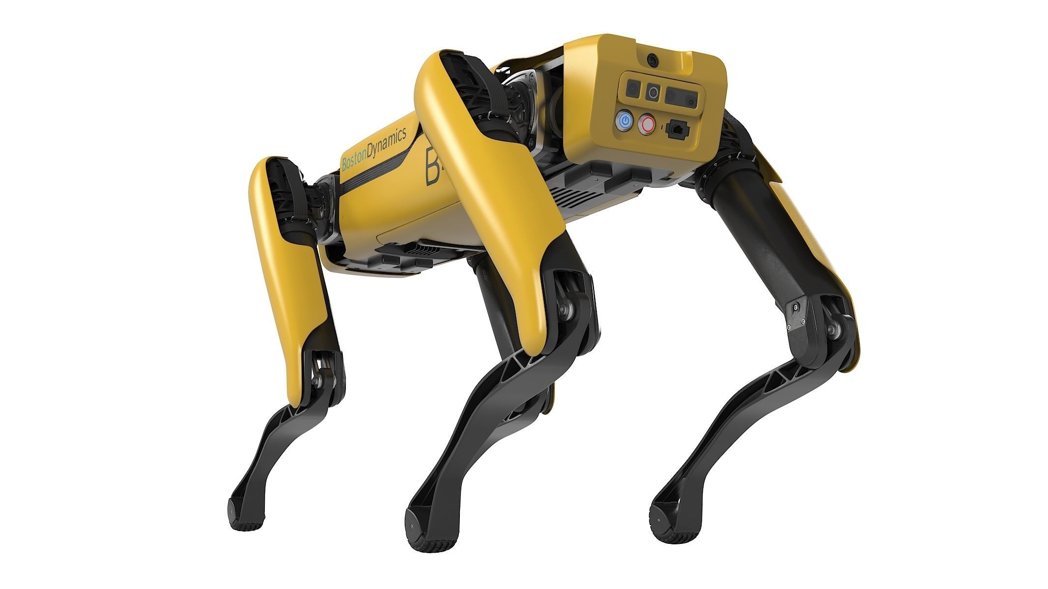 Rigged Boston Dynamics Spot Robot Dog 3D model_7