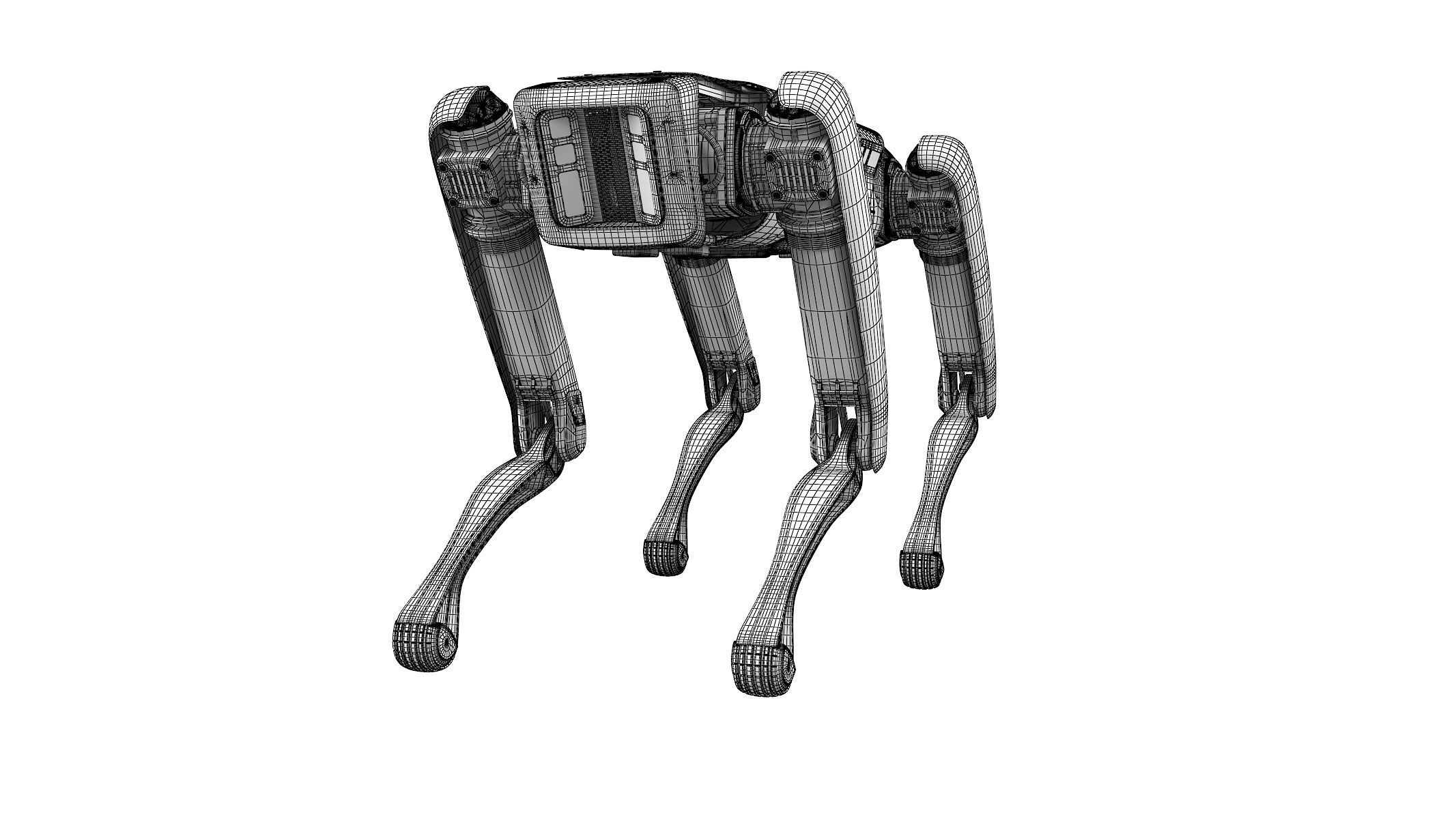 Rigged Boston Dynamics Spot Robot Dog 3D model_12