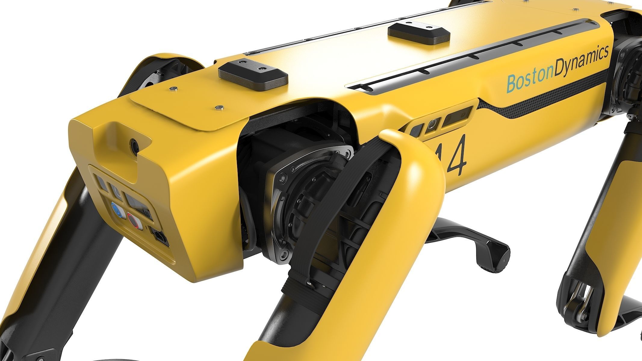 Rigged Boston Dynamics Spot Robot Dog 3D model_6