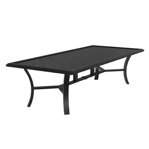 Tropitone Banchetto Slat Aluminum  Dining Table 