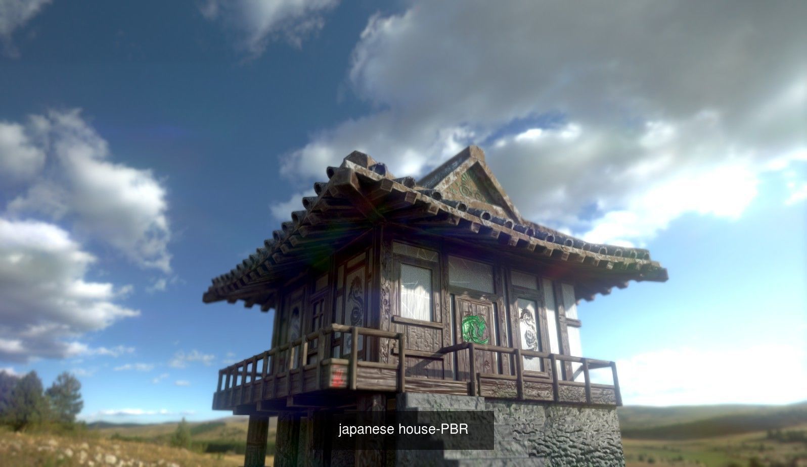 Japanese Pack Pbr gameready 3D Model Collection_1
