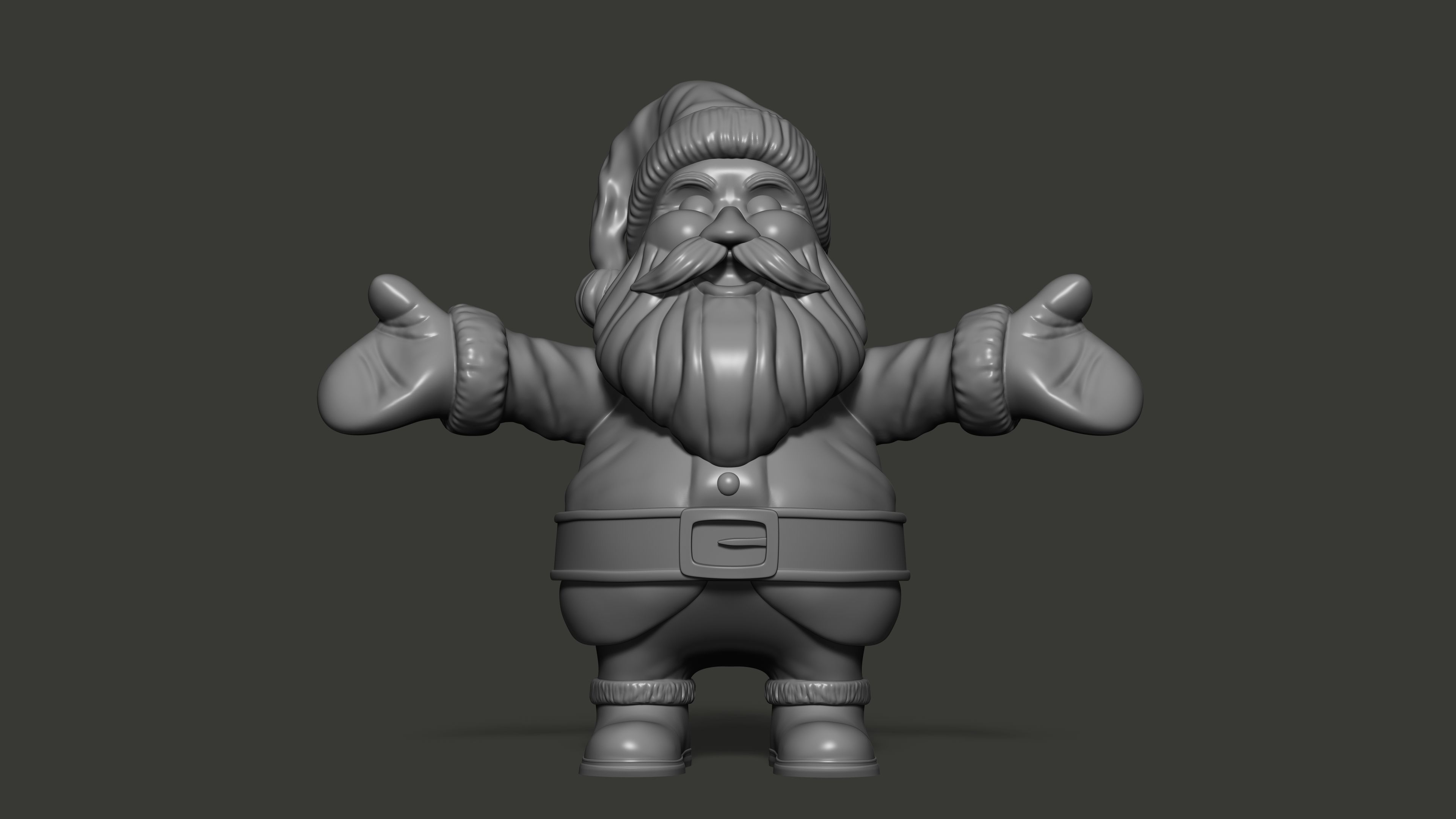 Santa Claus 3D Model 3D model_3