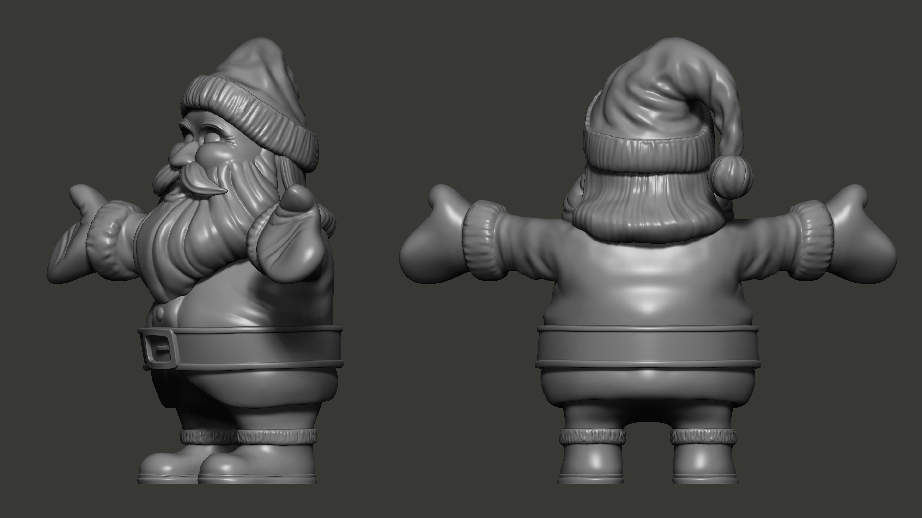 Santa Claus 3D Model 3D model_2