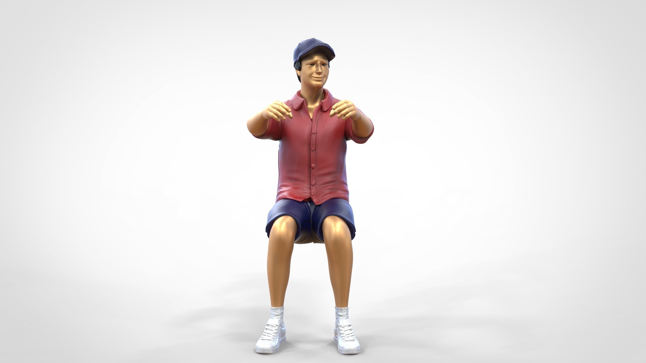 N3 Captain or Van Driver or tourist Boat driver 3D print model_1