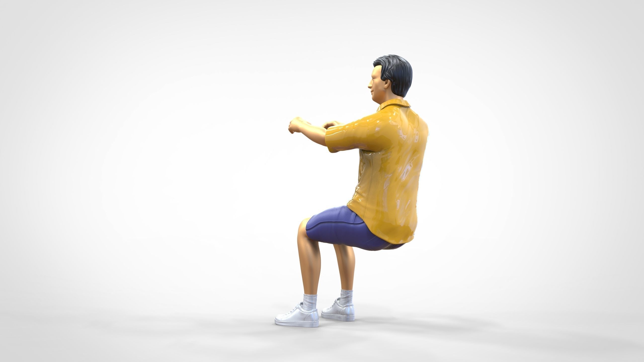 N3 Captain or Van Driver or tourist Boat driver 3D print model_58