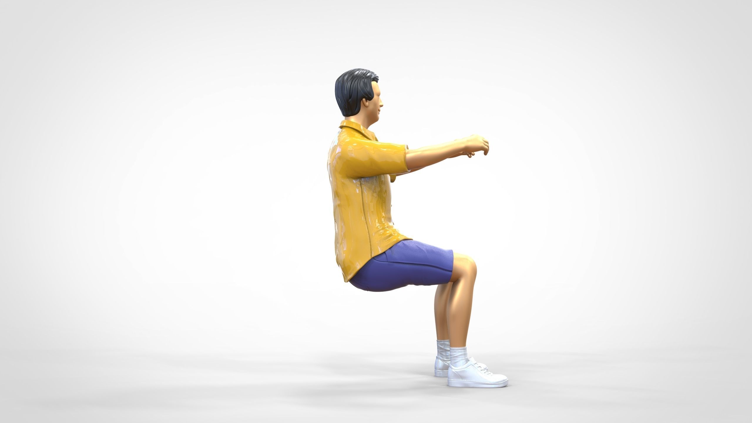 N3 Captain or Van Driver or tourist Boat driver 3D print model_29