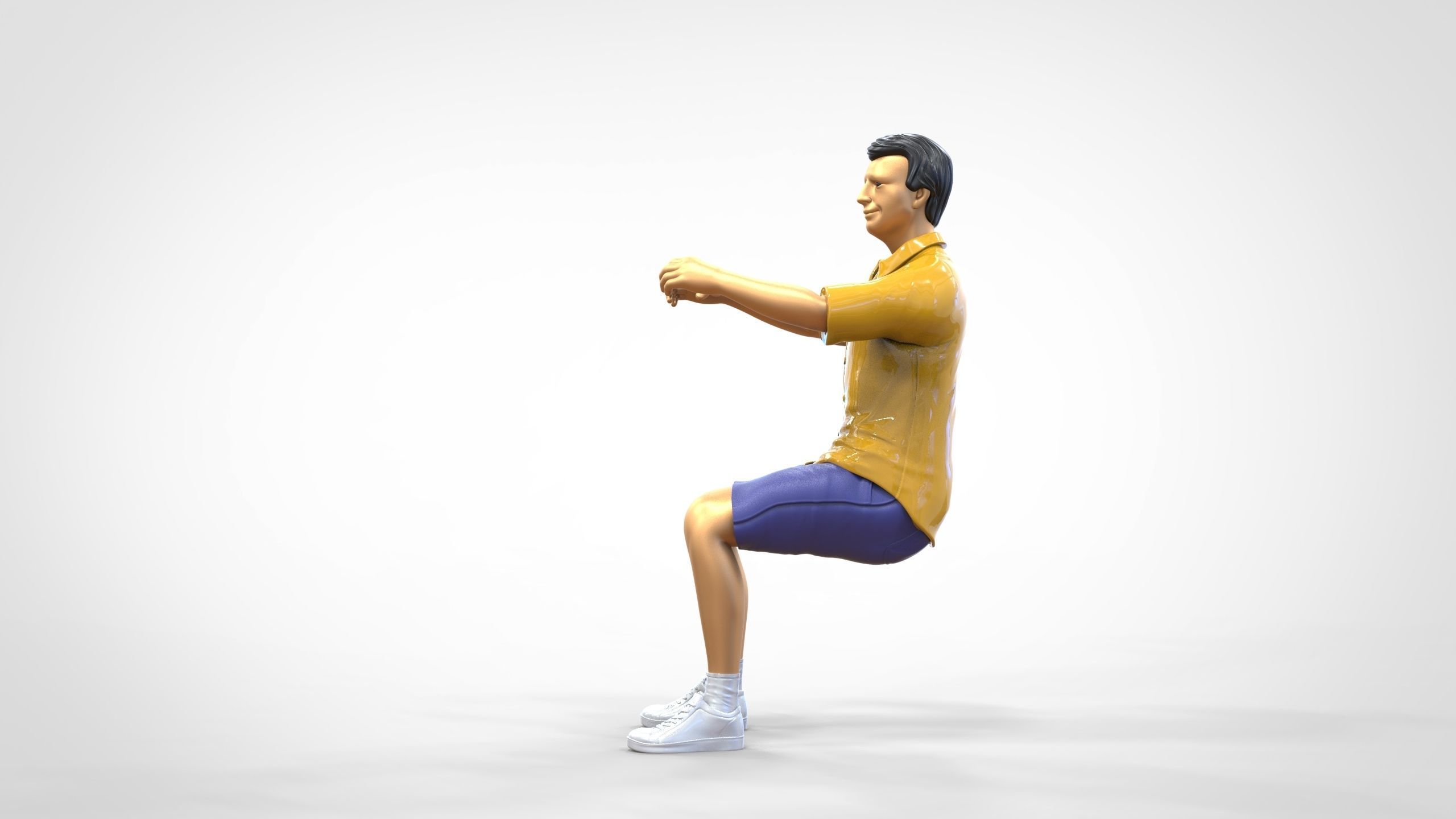 N3 Captain or Van Driver or tourist Boat driver 3D print model_55