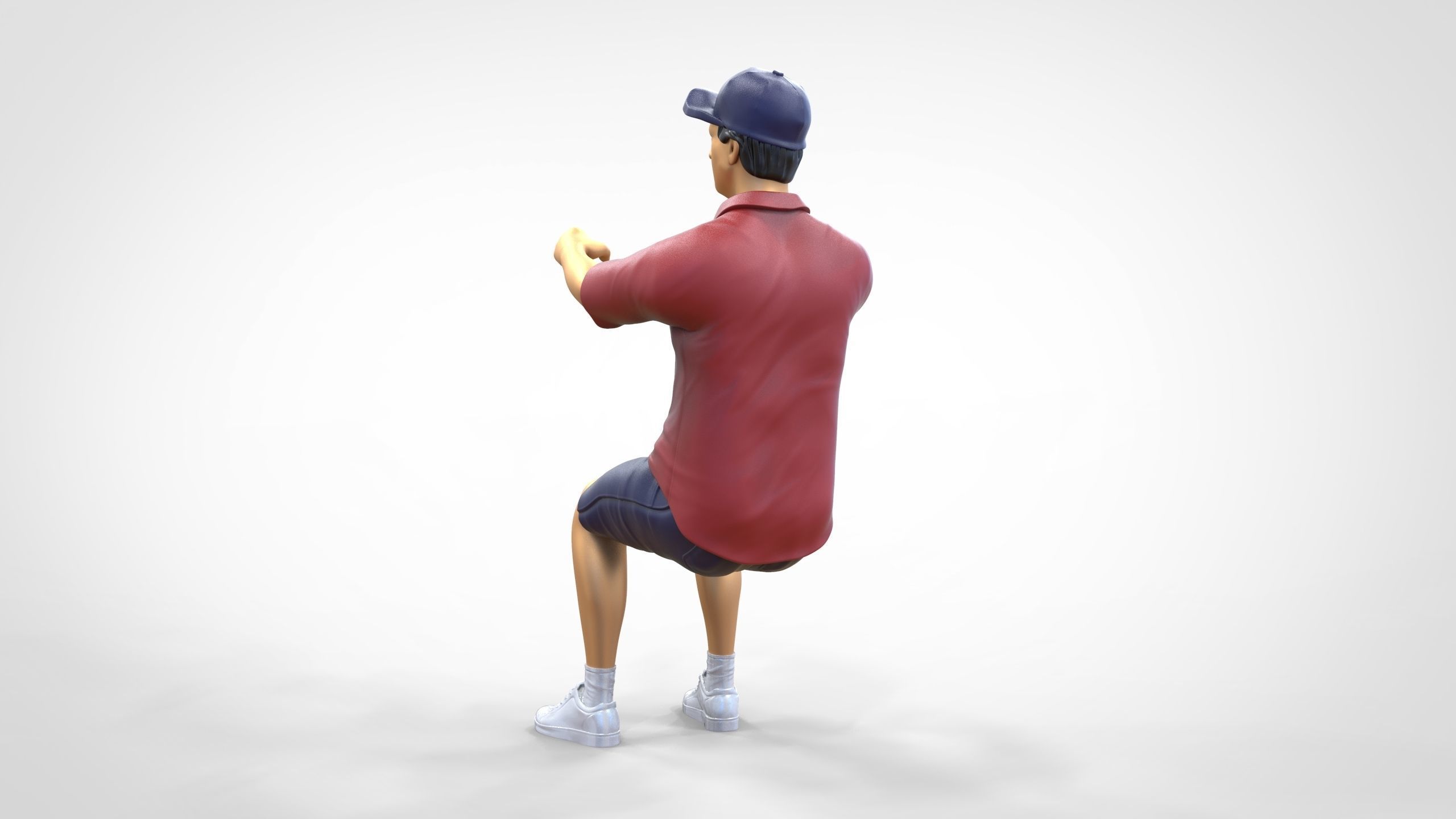 N3 Captain or Van Driver or tourist Boat driver 3D print model_10