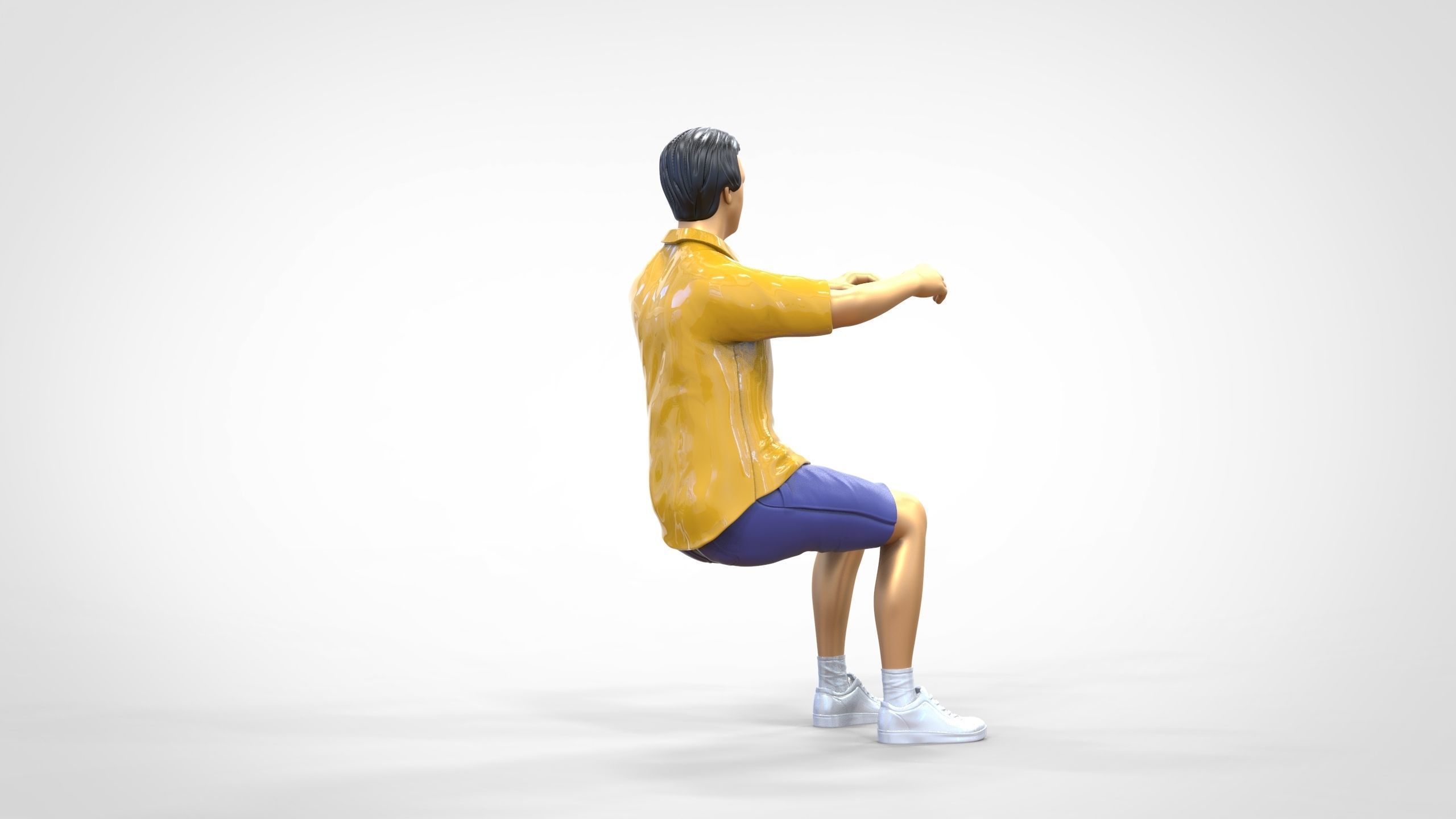 N3 Captain or Van Driver or tourist Boat driver 3D print model_25