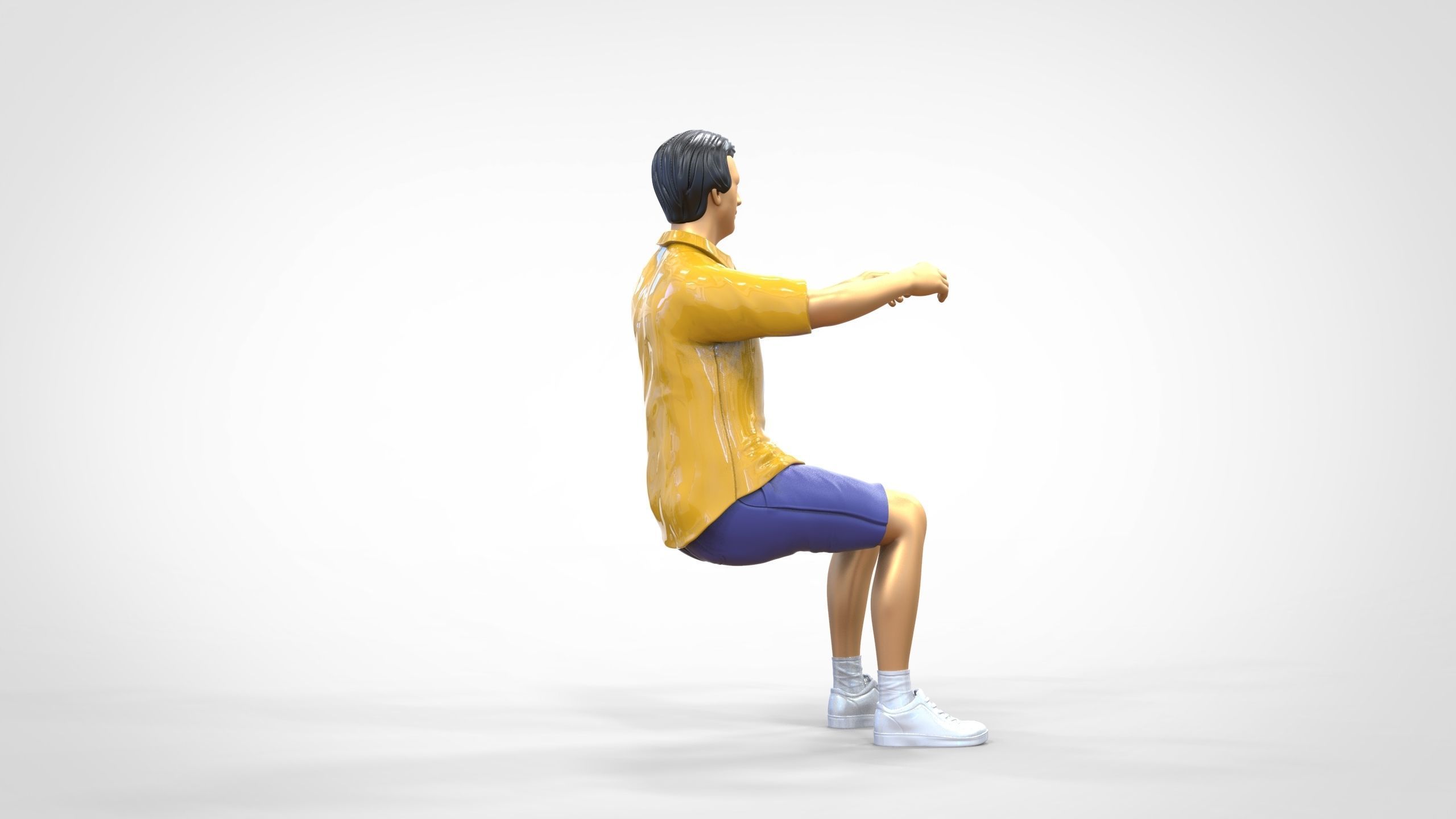 N3 Captain or Van Driver or tourist Boat driver 3D print model_27