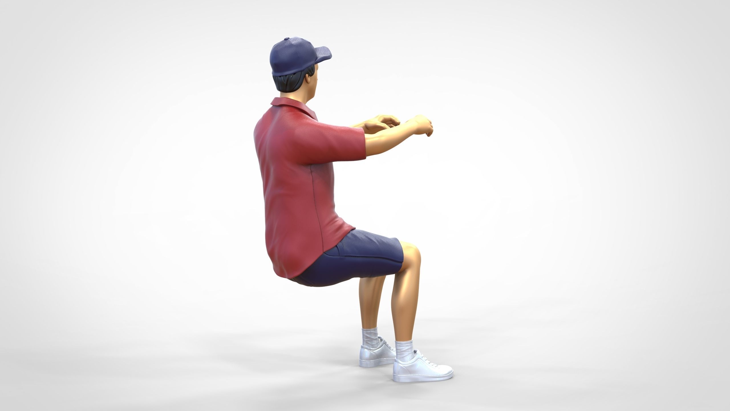 N3 Captain or Van Driver or tourist Boat driver 3D print model_13