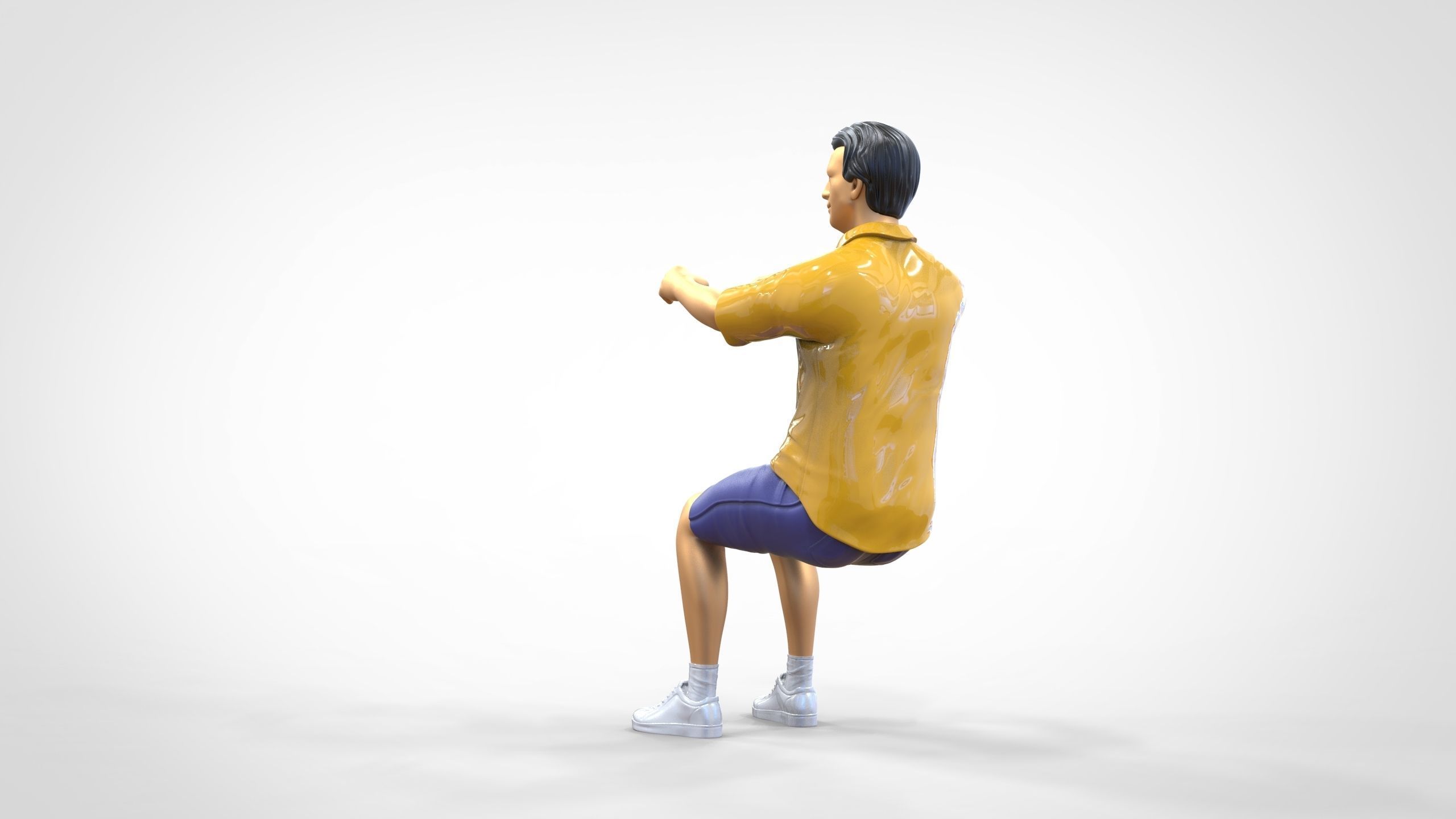 N3 Captain or Van Driver or tourist Boat driver 3D print model_60