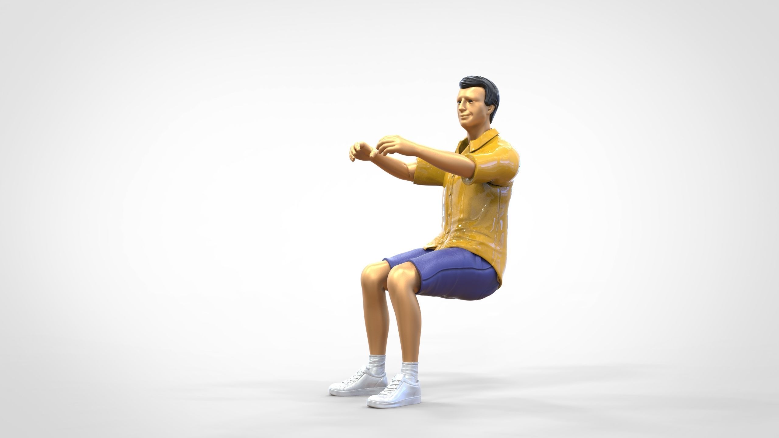 N3 Captain or Van Driver or tourist Boat driver 3D print model_52