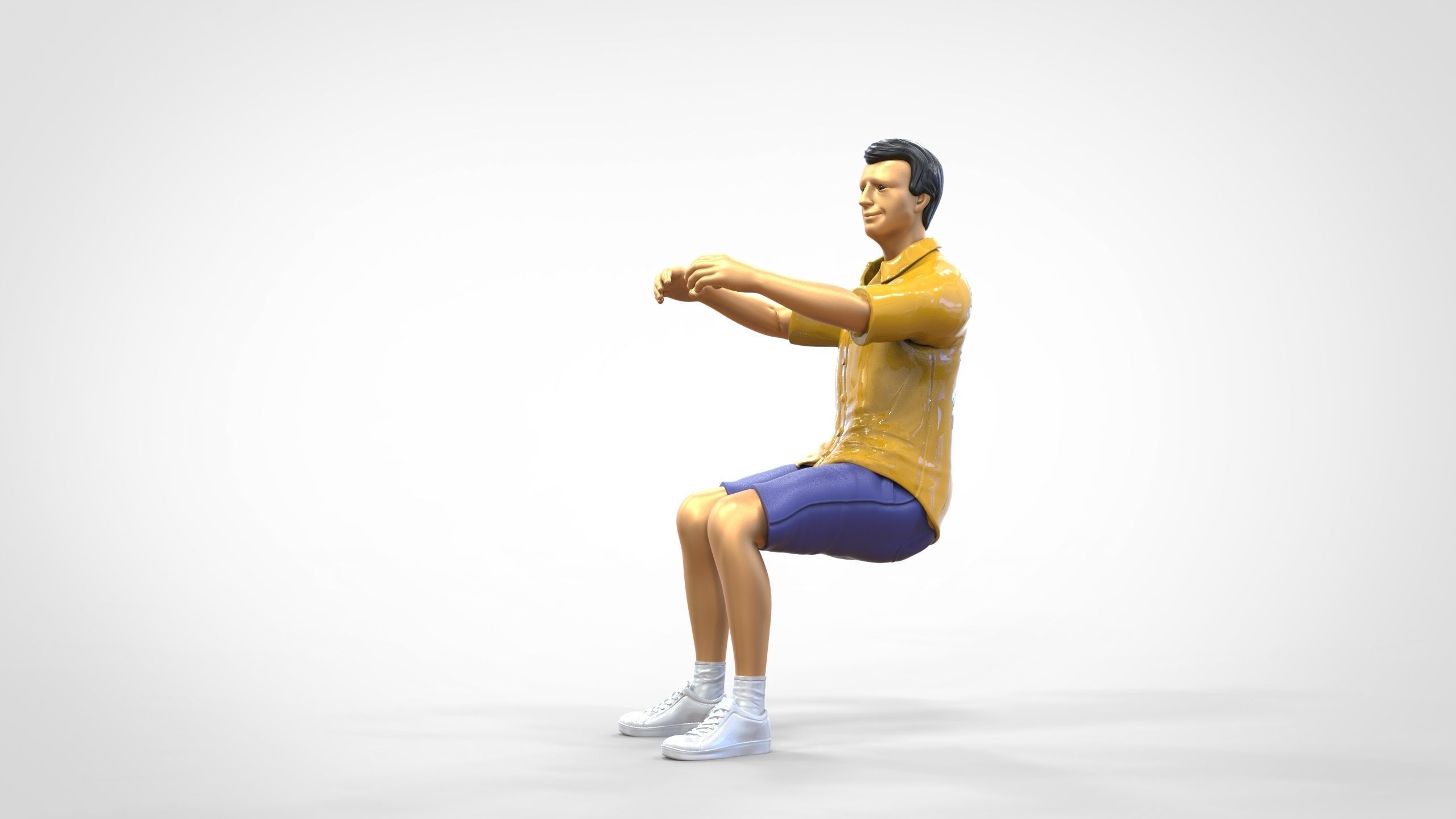 N3 Captain or Van Driver or tourist Boat driver 3D print model_53