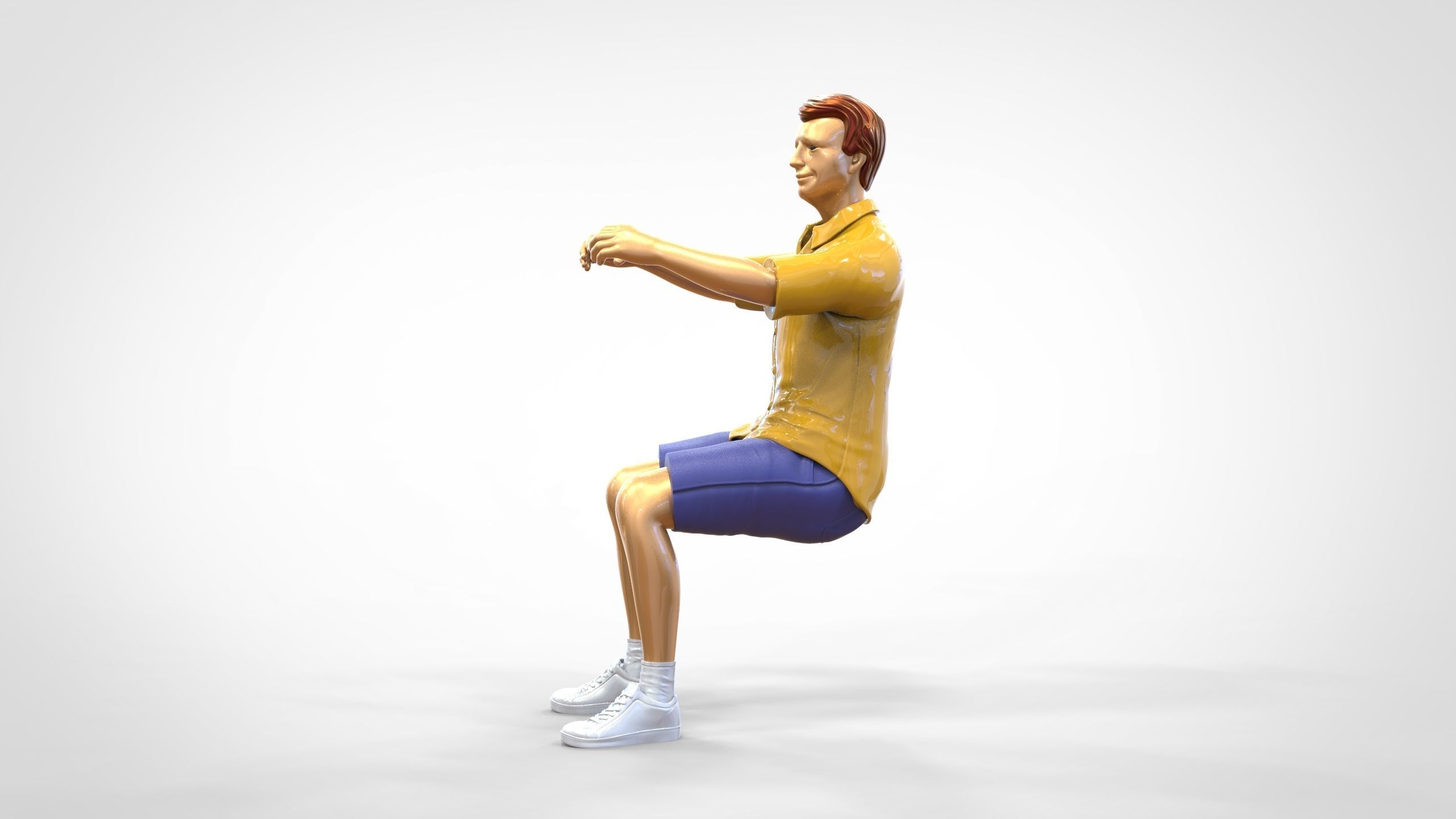 N3 Captain or Van Driver or tourist Boat driver 3D print model_69