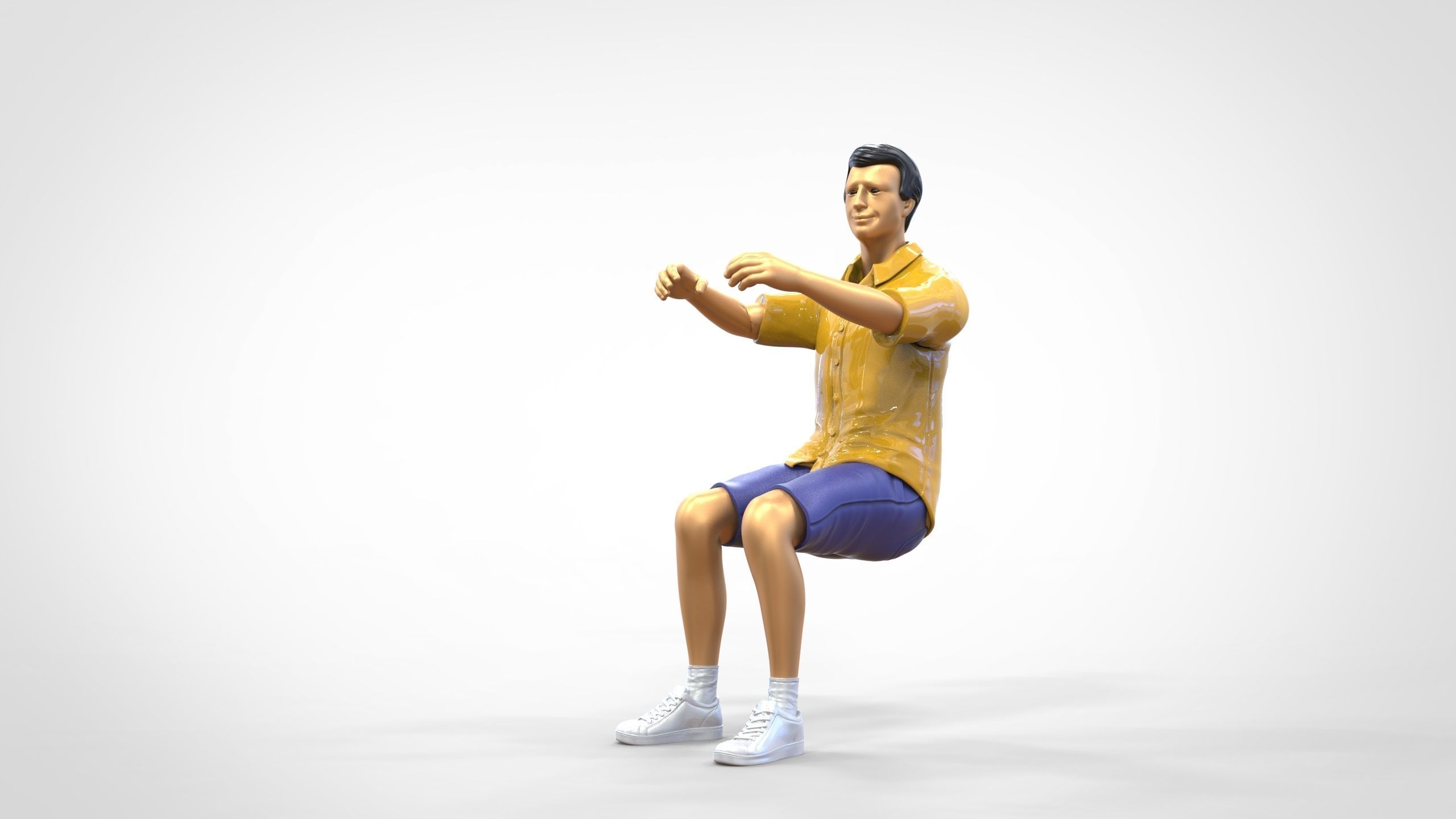 N3 Captain or Van Driver or tourist Boat driver 3D print model_51