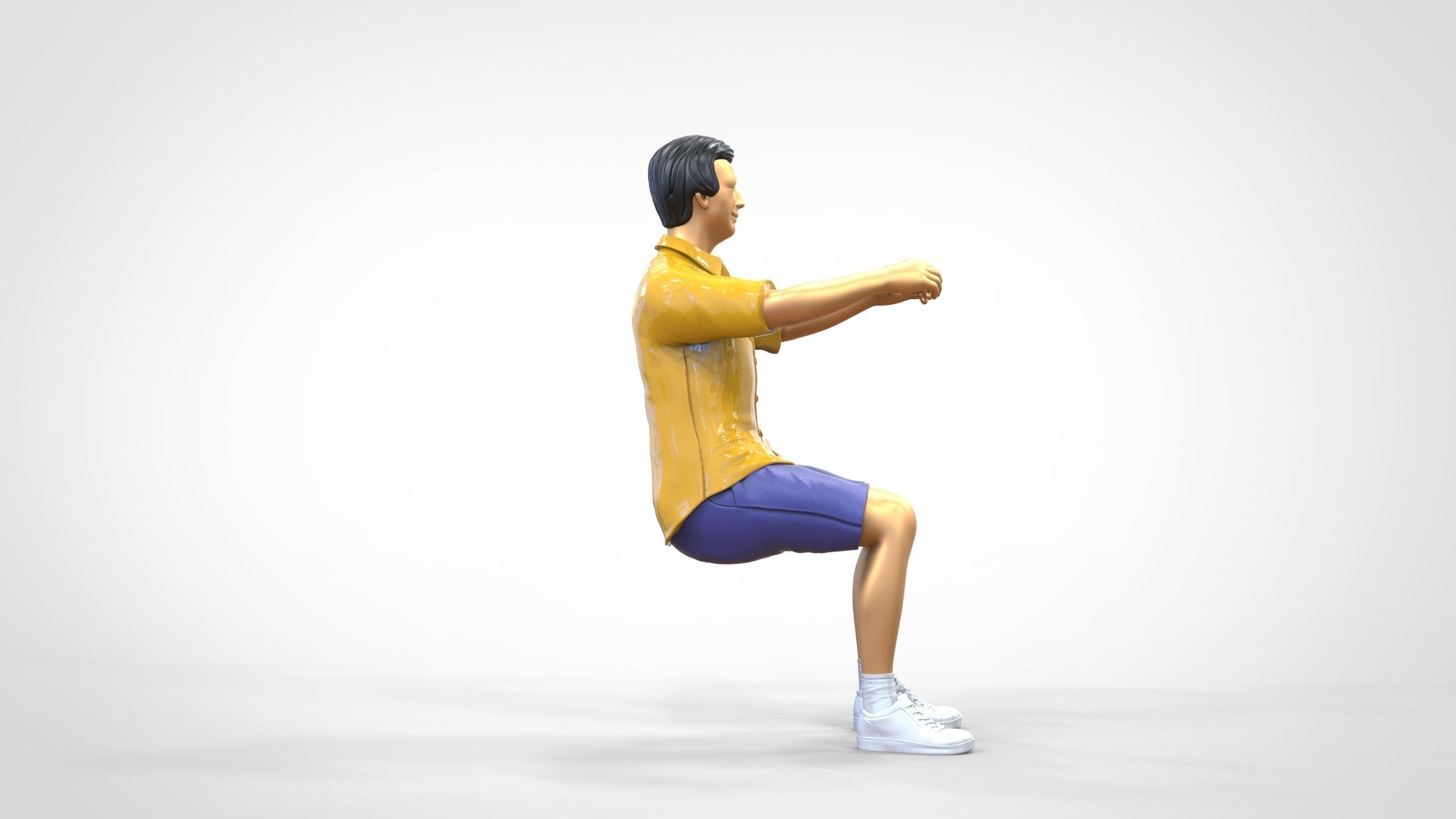 N3 Captain or Van Driver or tourist Boat driver 3D print model_31