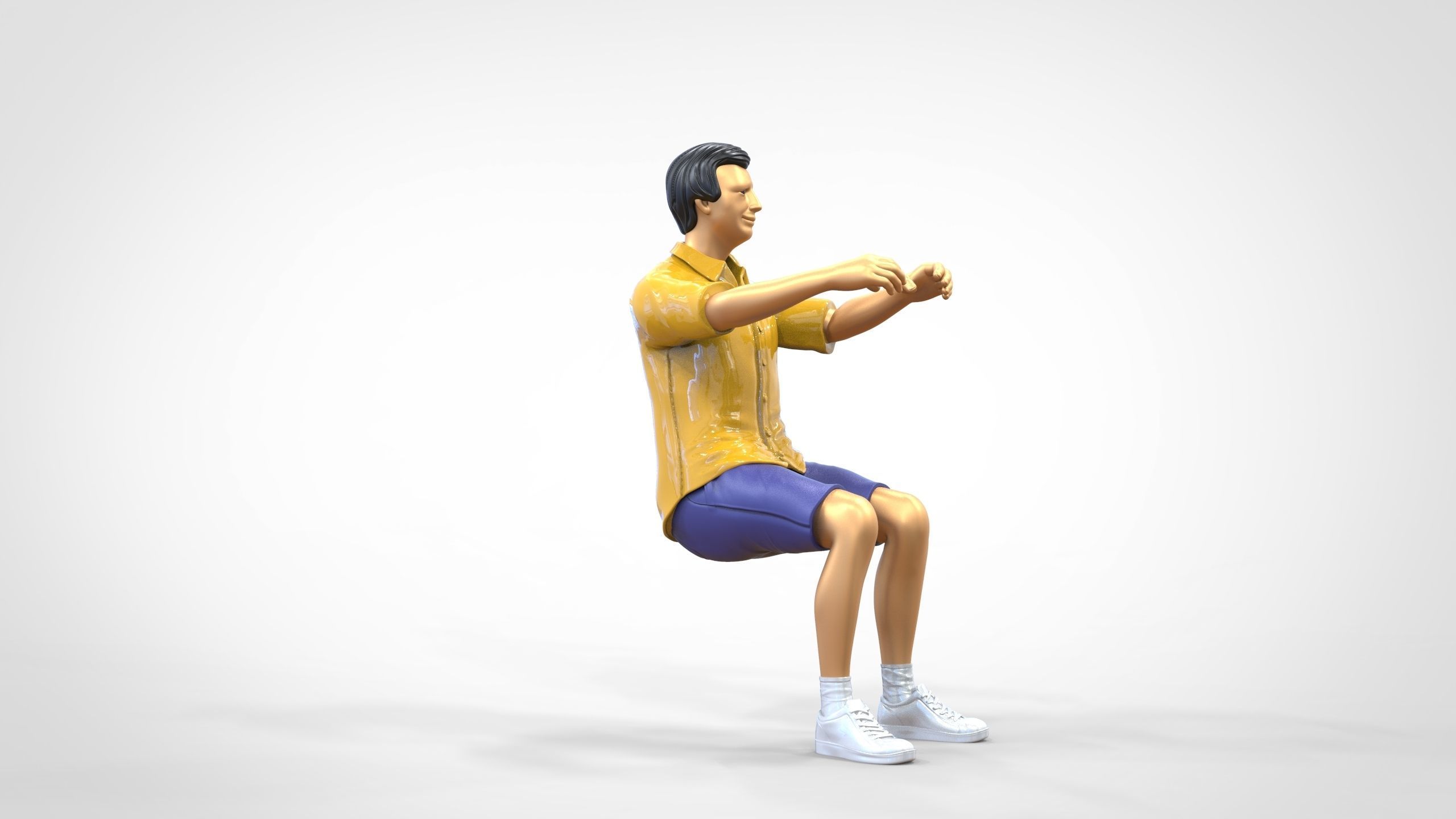 N3 Captain or Van Driver or tourist Boat driver 3D print model_37