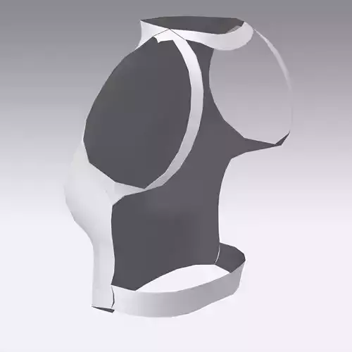 BLOUSE  BACK DECOLETTE LOOK WHITE